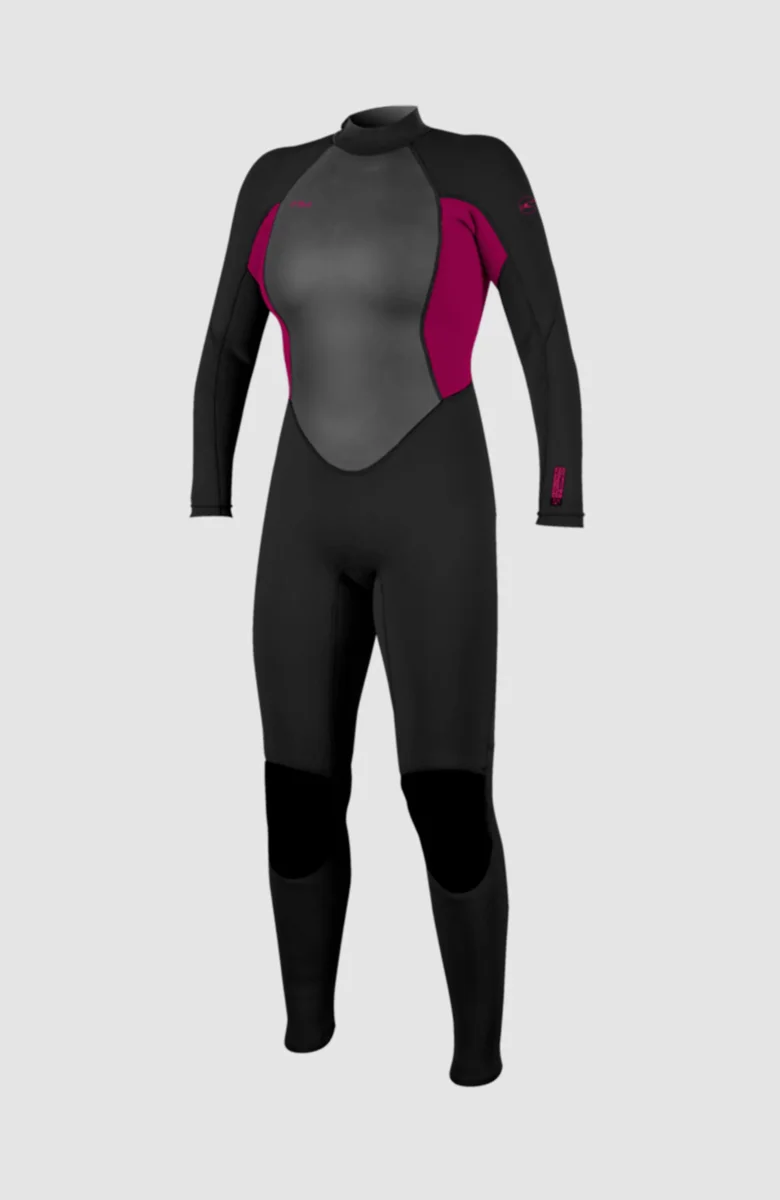 Reactor-2 3/2 Back Zip Full Wetsuit | BLK/PUNKPNK – Image 2