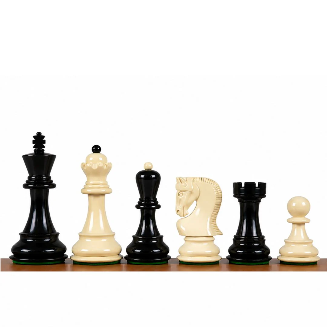 Pièces d'échecs en plastique - Design Zagreb - Triple plombage